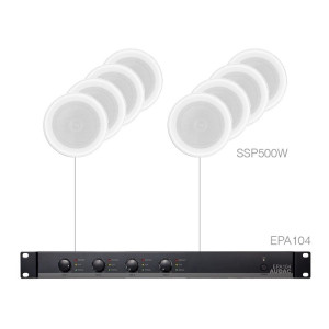 Audac PURRA4.8E (8x SSP500 + EPA104)