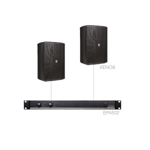 Audac FESTA8.2E (2 x XENO8 + EPA502)