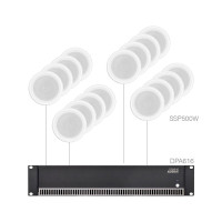 Audac PURRA4.16 (16x SSP500 + DPA616) Audac PURRA4.16 (16x SSP500 + DPA616)