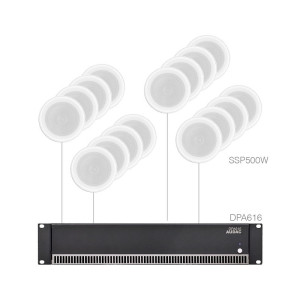 Audac PURRA4.16 (16x SSP500 + DPA616)